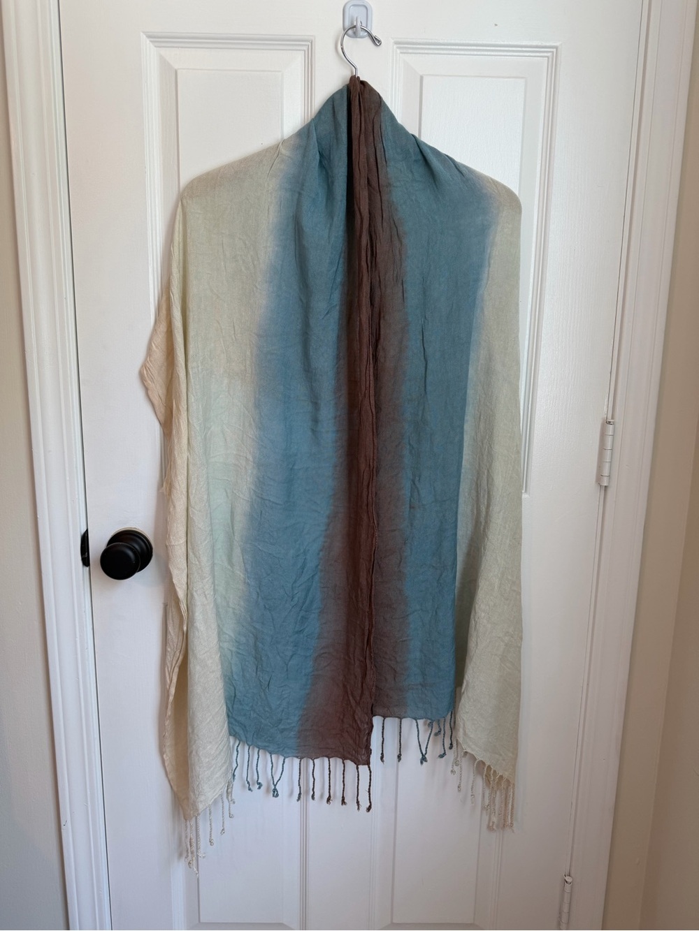 🍂 5/$25 GAP Ombre Scarf, Wrap in Blue, Brown & Cream